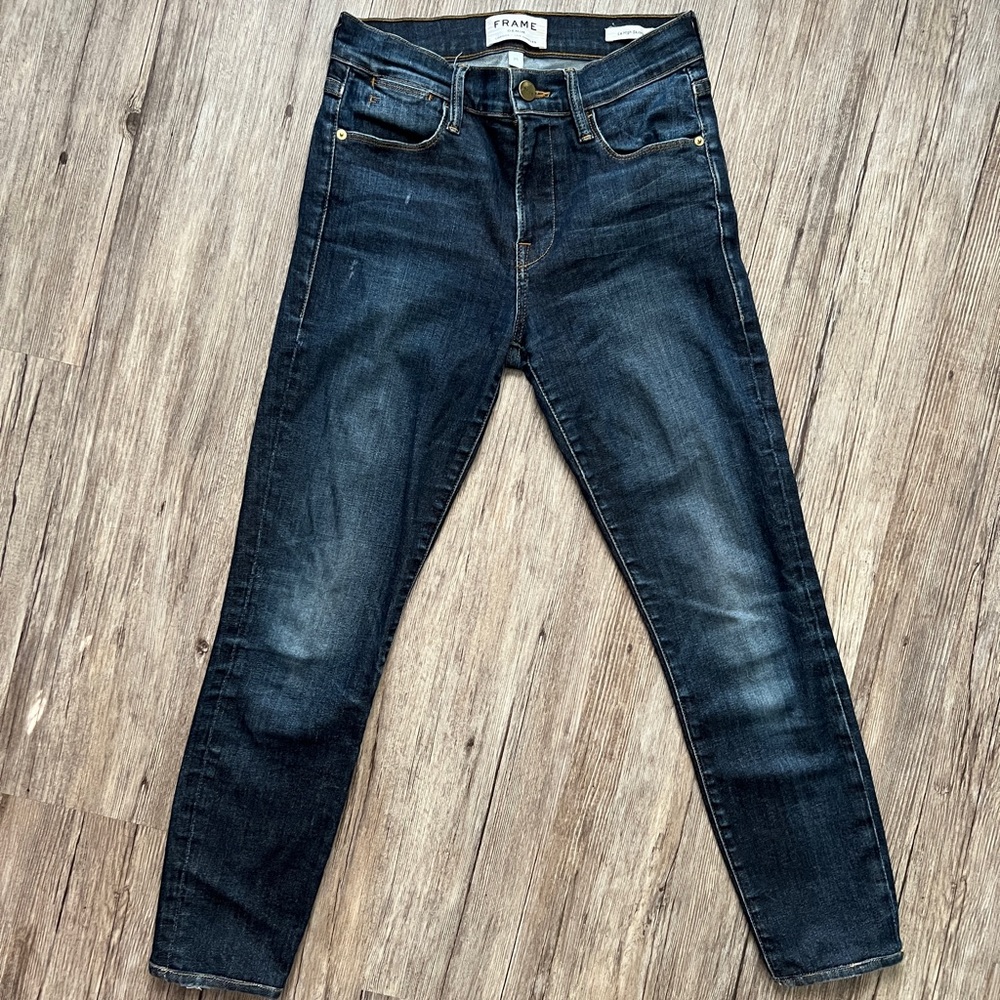 FRAME Le High Skinny Crop